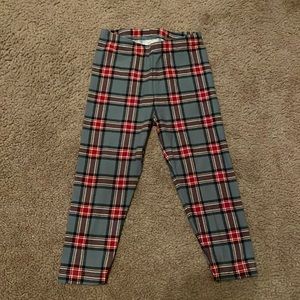 Plaid leggings